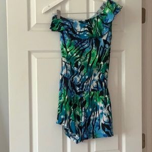 Four size small rompers in great condition
